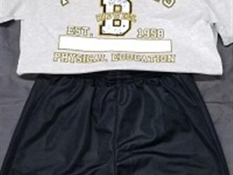 PE Uniform Set - Cotton Shirt and Mesh Shorts