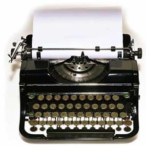 An old typewriter