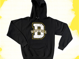 Black Big B Hooded Sweatshirt