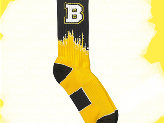 Black and Gold Bidwell Socks